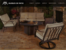 Tablet Screenshot of mueblesdepatio.com